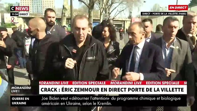 Morandini Live en direct de la porte de La Villette - Eric Zemmour n’envisage pas de perdre au premier tour de la présidentielle: Je serai au second tour - VIDEO