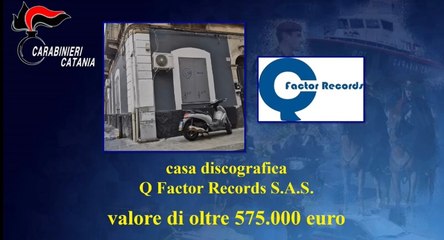 Catania - Mafia, sequestrato il "tesoro" del boss Giovanni Comis: c'è anche casa discografica neomelodici (25.03.22)