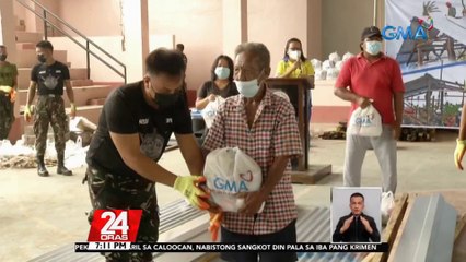 100 residente ng Buenavista, Bohol na sinalanta ng bagyong Odette, binigyan ng grocery packs at bagong bubong ng GMA Kapuso Foundation | 24 Oras