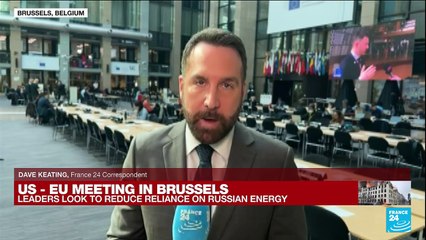 US-EU meeting in Brussels: Leaders look to reduce reliance on Russian energy