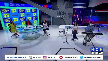 La cantante #JennyMartínez deleita con su voz este viernes de talento en #HCHMatutino