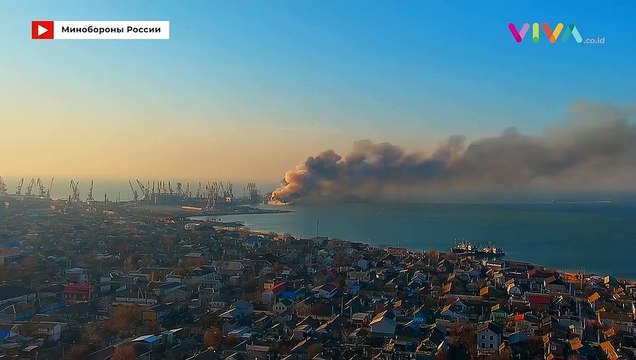 Dalam Sekejap, Ukraina Lenyapkan Kapal Perang Rusia