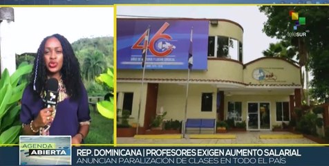 Profesores exigen incremento salarial en República Dominicana