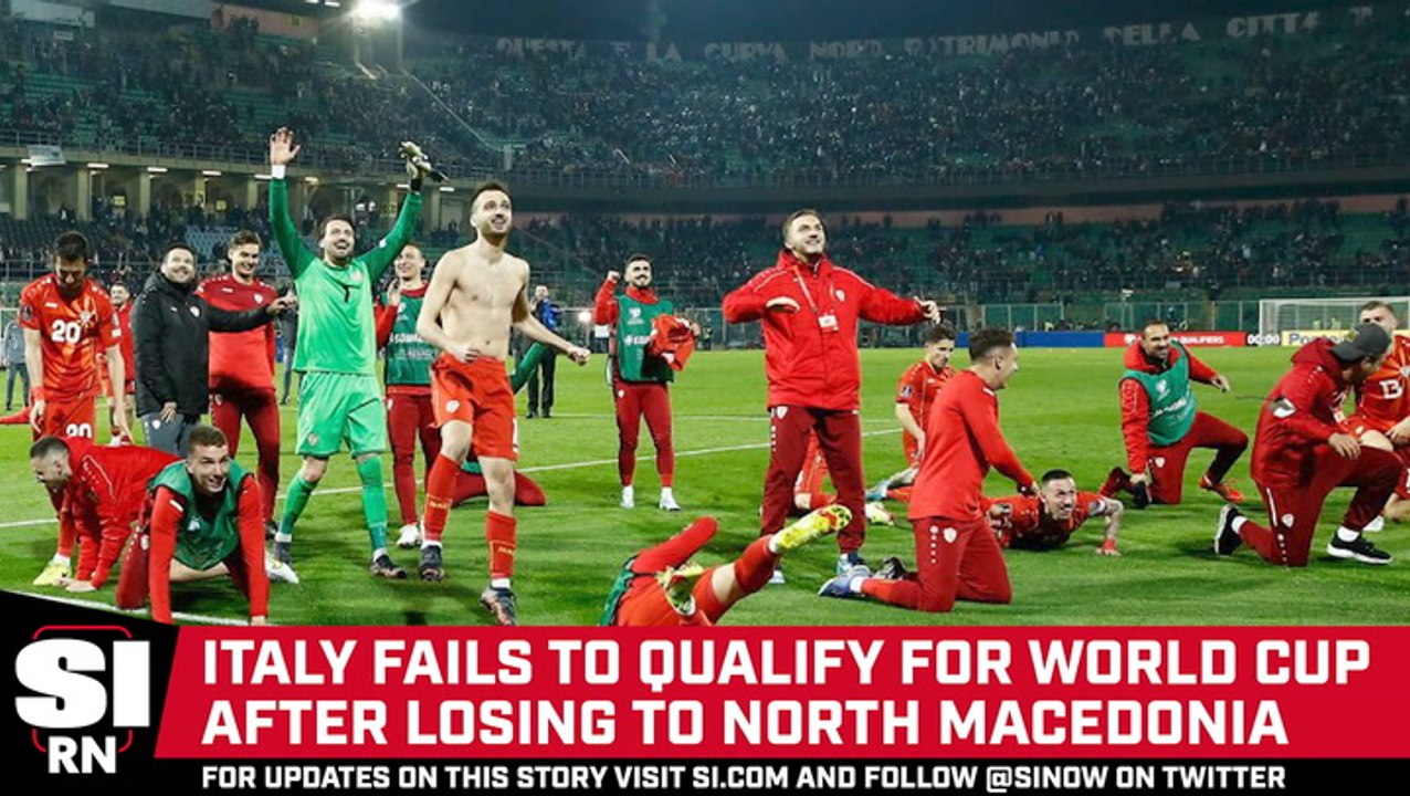 Italy Fails to Make the World Cup After Losing Qualifying Match to North Macedonia