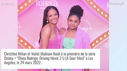 Christina Milian craquante en petite robe : sortie mère-fille avec Violet, pour applaudir Olivia Rodrigo