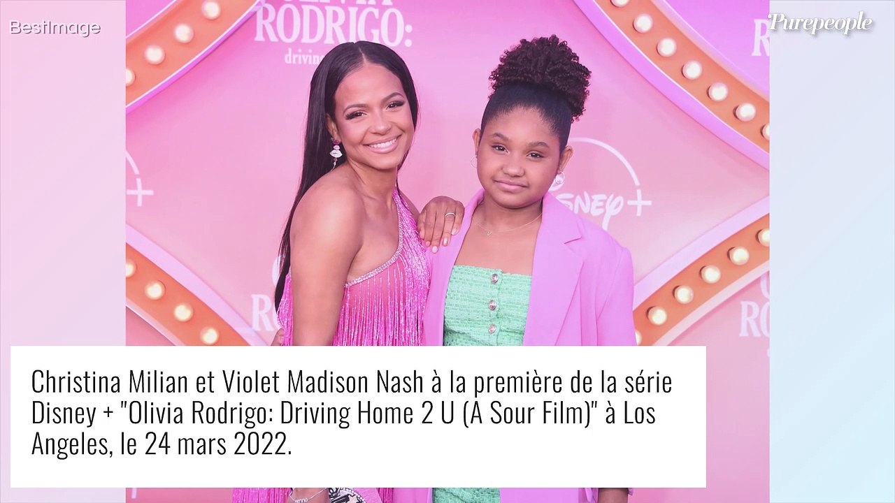 Christina Milian craquante en petite robe : sortie mère-fille avec Violet, pour applaudir Olivia Rodrigo