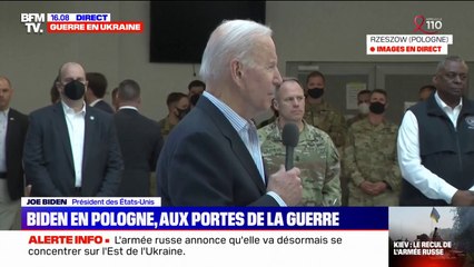 Joe Biden: "On est le seul pays au monde qui incarne un idéal"