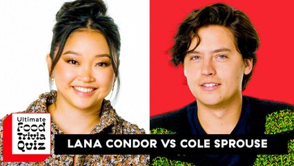 Cole Sprouse & Lana Condor Debate Space Shrimp In This Ultimate Food Trivia Quiz