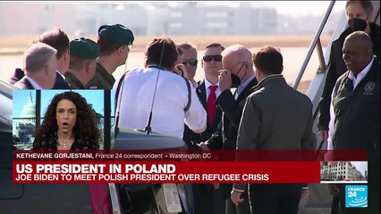 In Poland, Biden meets US troops reinforcing NATO east flank