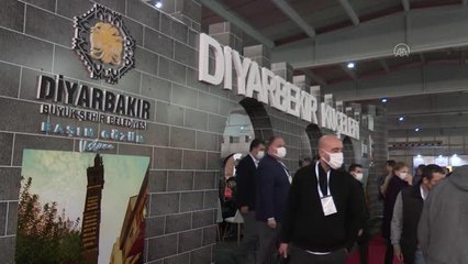 DİYARBAKIR - "1. Mezopotamya Turizm ve Gastronomi Fuarı"nda Diyarbakır tanıtılıyor