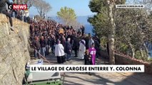 Obsèques d’Yvan Colonna : une foule immense à Cargèse