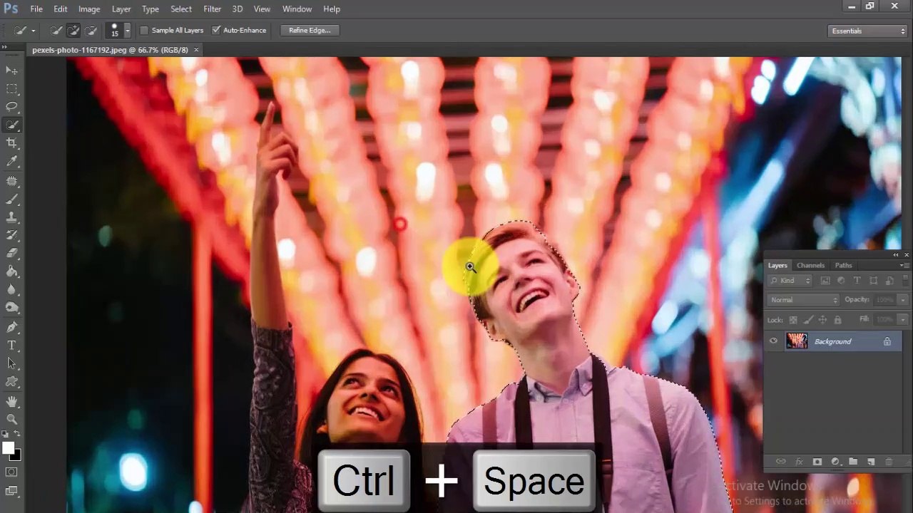 How to Remove anything from the picture very quickly