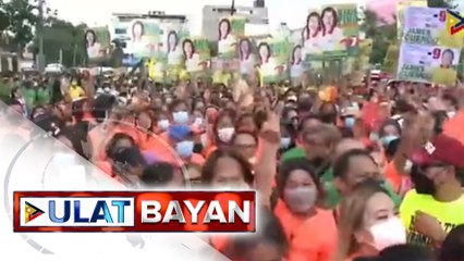 Mga kandidato sa local positions sa Cebu city, mainit na sinalubong ng mga tagasuporta