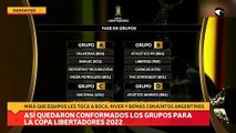 Así quedaron conformados los grupos para la Copa Libertadores 2022