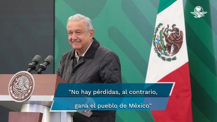 Descarta AMLO pérdidas millonarias por aprobación de reforma eléctrica; Monreal “está desinformado”