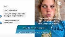 Viuda provoca debate tras contar en TikTok que le negó a la amante de su esposo ir al entierro