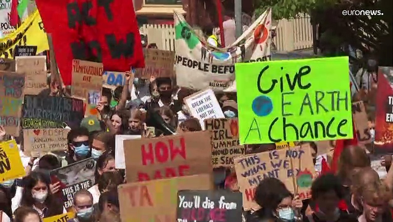 Globaler Klimastreik: 'Worte und leere Versprechen bedeuten uns nichts'