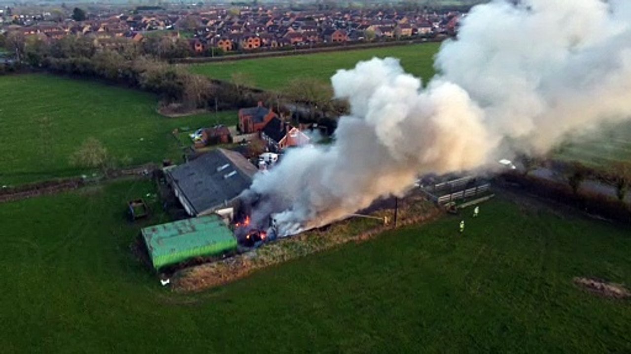 Desborough Fire Braybrooke Road