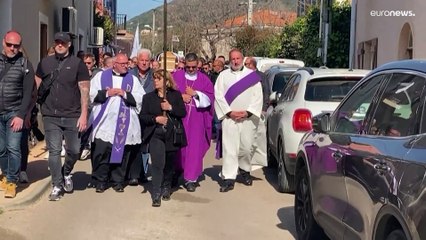 Multitudinario funeral del terrorista corso Yvan Colonna, fallecido por un ataque en la cárcel