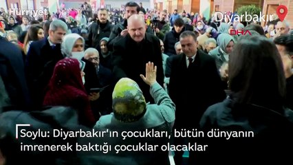 Soylu: Diyarbakır’ın çocukları, bütün dünyanın imrenerek baktığı çocuklar olacaklar