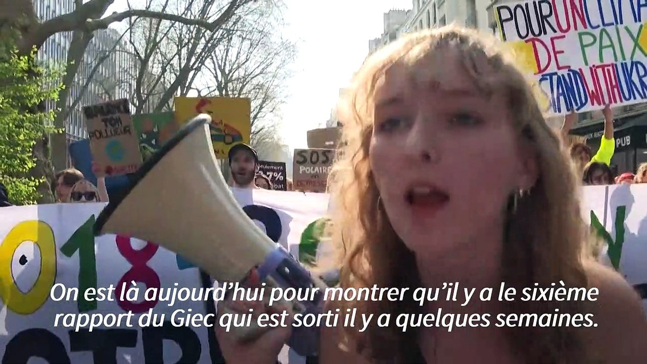 Des milliers de jeunes à Paris et à Rennes mobilisés pour la "Grève mondiale pour le climat"