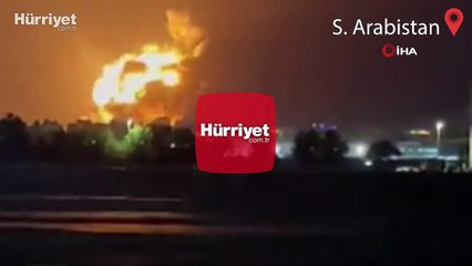 Suudi Arabistan’da petrol deposu  Husiler tarafından vuruldu