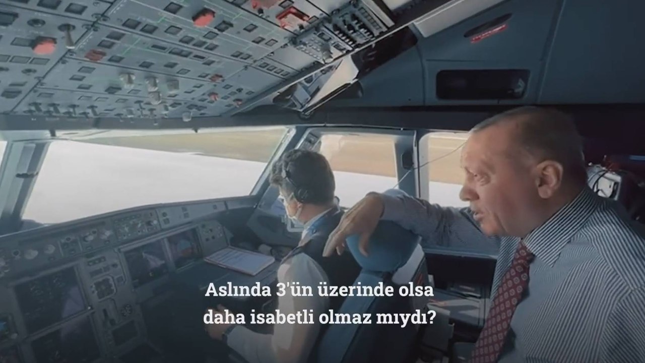 Erdoğan'dan pilotlara: 3'ün üzerinde olsaydı daha isabetli olmaz mıydı?