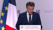 Fransa Cumhurbaşkanı Macron, basın toplantısı düzenledi