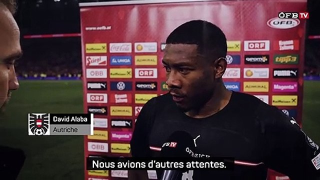 Qualifs CdM 2022 - Alaba après l'élimination de l'Autriche : Ça fait vraiment mal
