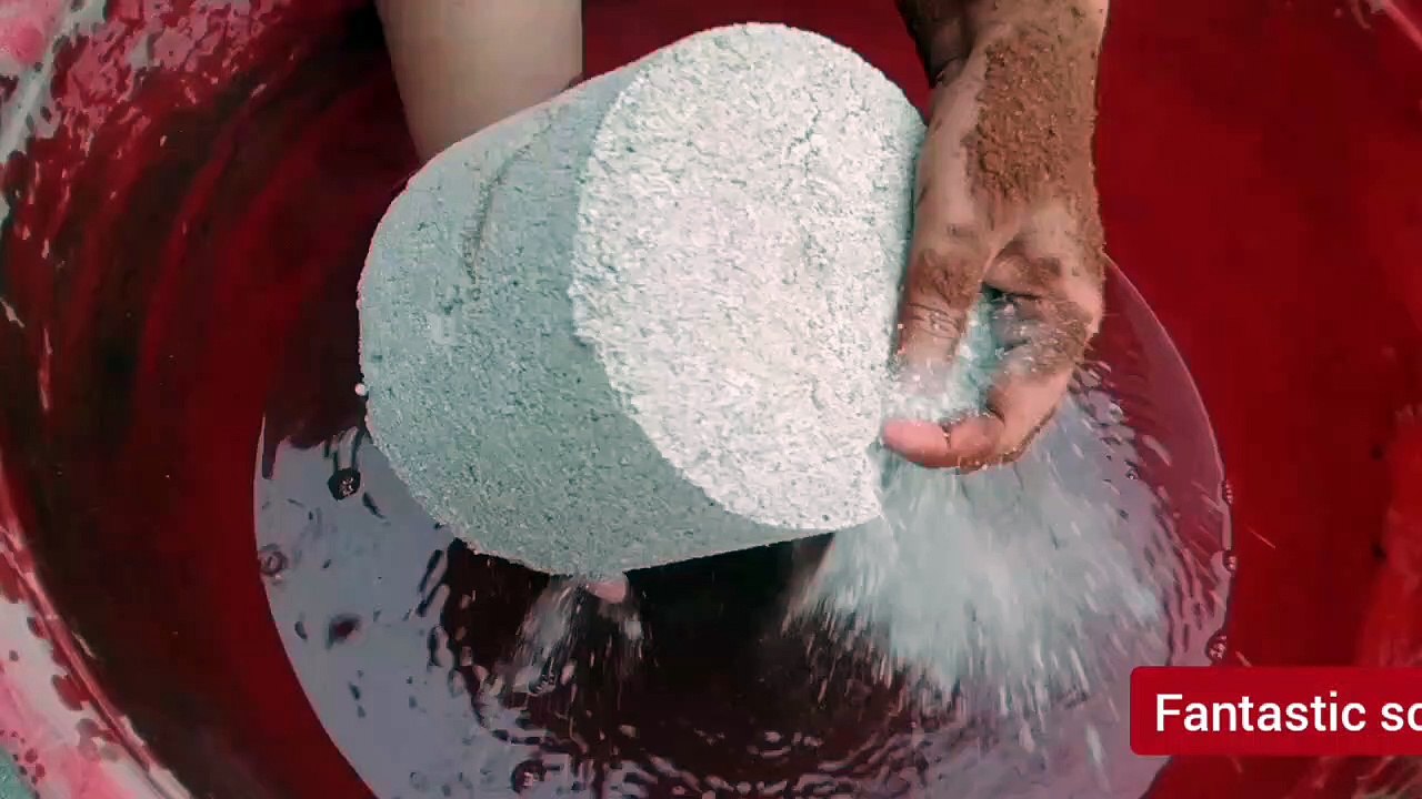 Gritty Sand Cement Concrete Water Crumbles Cr: Fantastic Sound ASMR❤