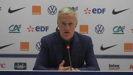 Bleus - Deschamps : "C'était plus proche d'un match de compétition que d’un match amical"