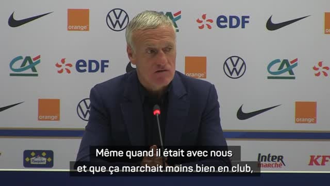 Bleus - Deschamps heureux pour Giroud