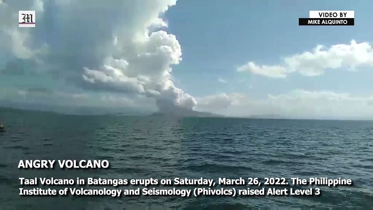 Angry volcano