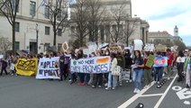Youth demand action against climate change in DC protest