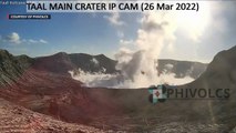 Taal Volcano's phreatomagmatic eruption on March 26