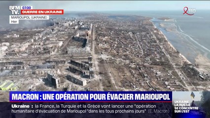 Guerre en Ukraine: Emmanuel Macron veut faire évacuer la ville de Marioupol, détruite à 90%