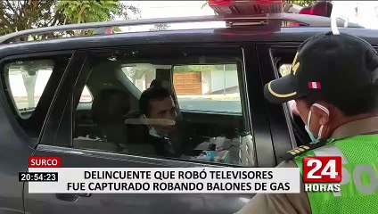 Cae reincidente delincuente cuando robaba balones de gas