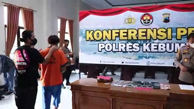 Polres Kebumen Ungkap Kasus Pencurian Belasan Unit Handphone Dengan Menangkap Seorang Residivis