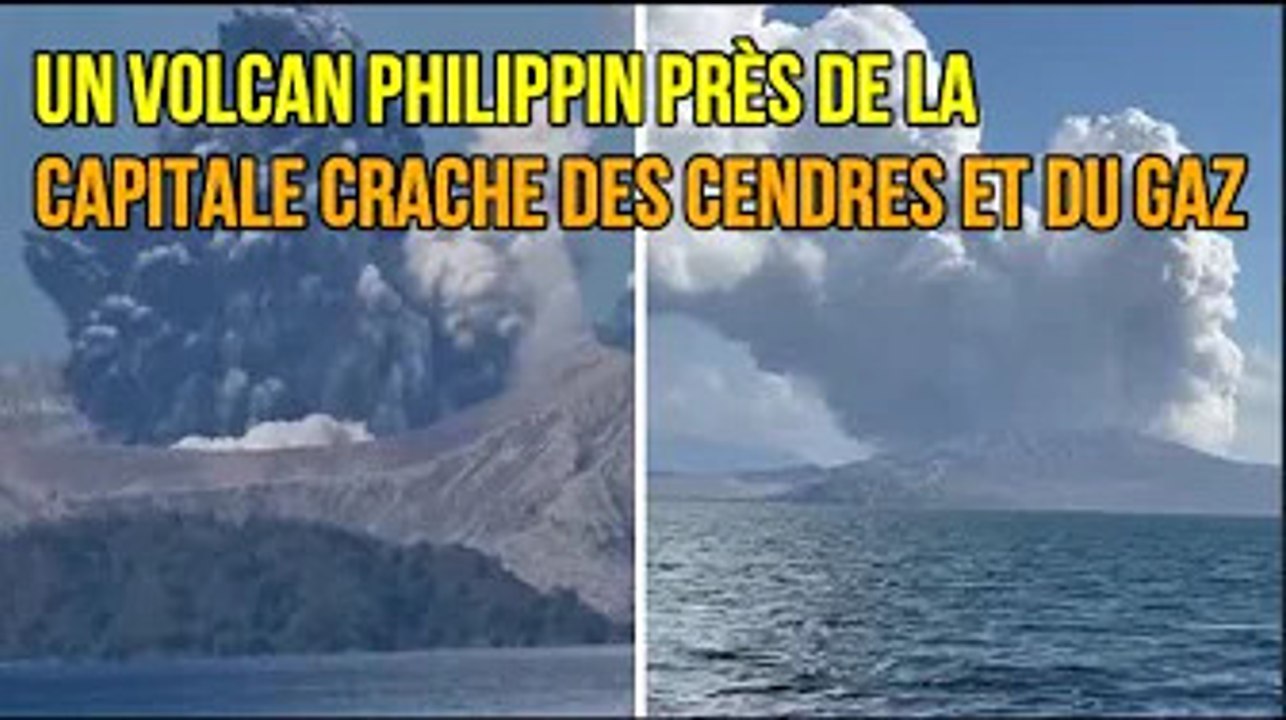 Un volcan philippin près de la capitale crache des cendres et du gaz