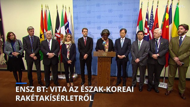 Észak-Korea rakétatesztje volt a téma az ENSZ Biztonsági Tanácsában