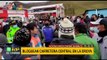 Protestan contra minera Chinalco: bloquean carretera central en La Oroya