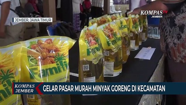 Pemkab Jember Gelar Pasar Murah Migor, 1.200 Liter Ludes Terjual