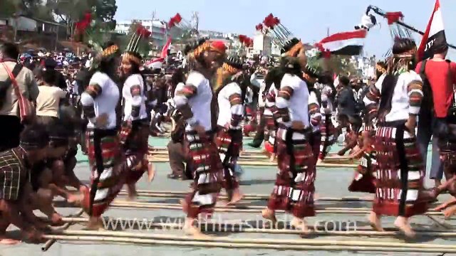 Cheraw Bamboo Dance at Chapchar Kut Festival