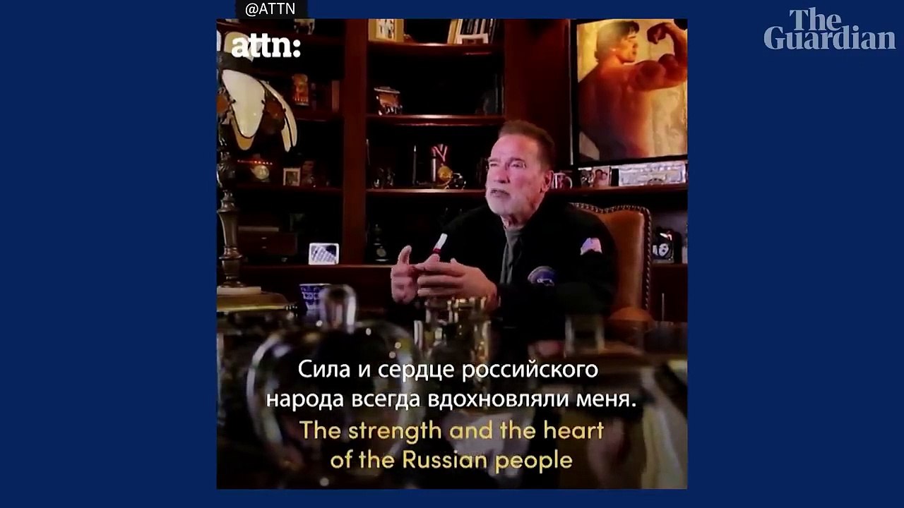 Arnold Schwarzenegger tells Russians Putin is lying about 'illegal war' with Ukraine
