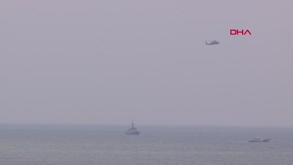 BOĞAZ GİRİŞİNDE YABANCI CİSİM HAREKETLİLİĞİ helikopter görüntüsü