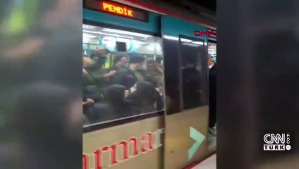 Marmaray'da maske tartışması