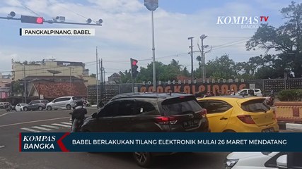 Babel Berlakukan Tilang Elektronik Mulai 26 Maret