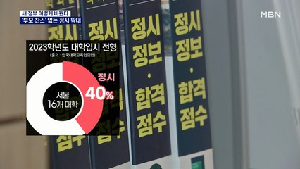 [새 정부 이렇게 바뀐다] '부모 찬스' 없는 정시 확대…초중고 학력평가 부활