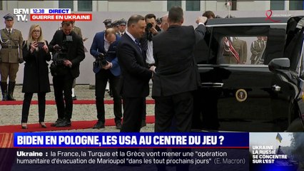 Download Video: Guerre en Ukraine: le président des États-Unis Joe Biden rencontre son homologue polonais