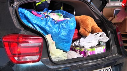 شاهد: قطار شحن خاص لنقل المساعدات الإنسانية من برلين إلى كييف